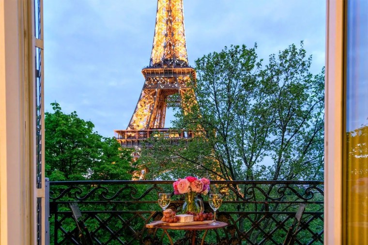 Париж балкон Эйфель
