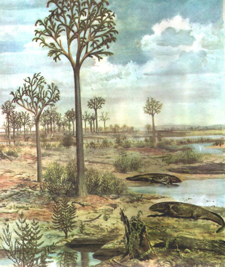 Девонский период климат