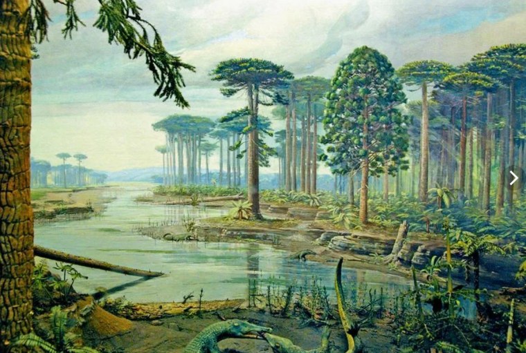 Юрский период мезозойской эры