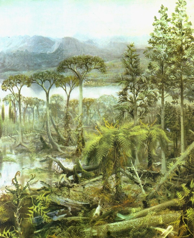 Девонский период палеозойской эры