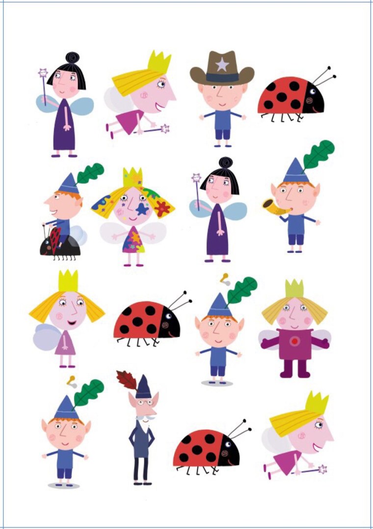 Королевство Бена и Холли герои