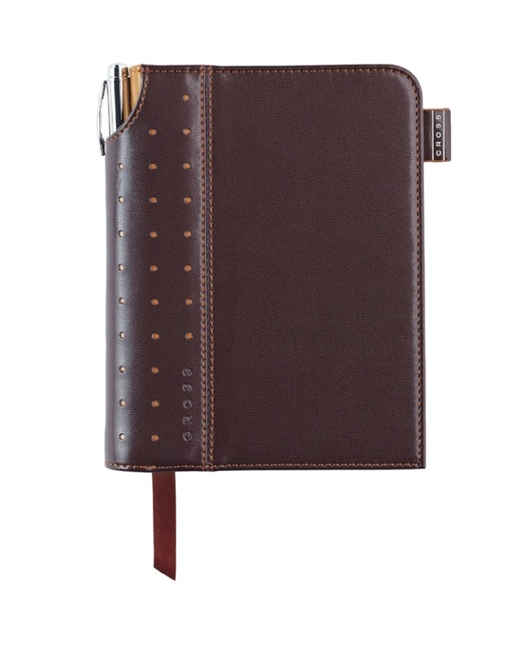 Записная книжка средняя с ручкой Journal Signature Journal Signature Brown ac236-2m