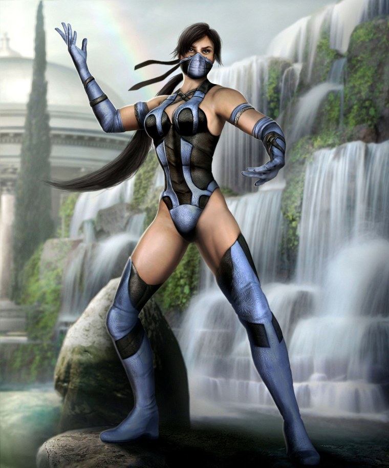 Китана Mortal Kombat vs DC Universe