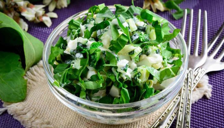 Черемша шпинат