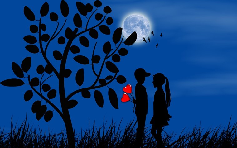 Мальчик и девочка романтика