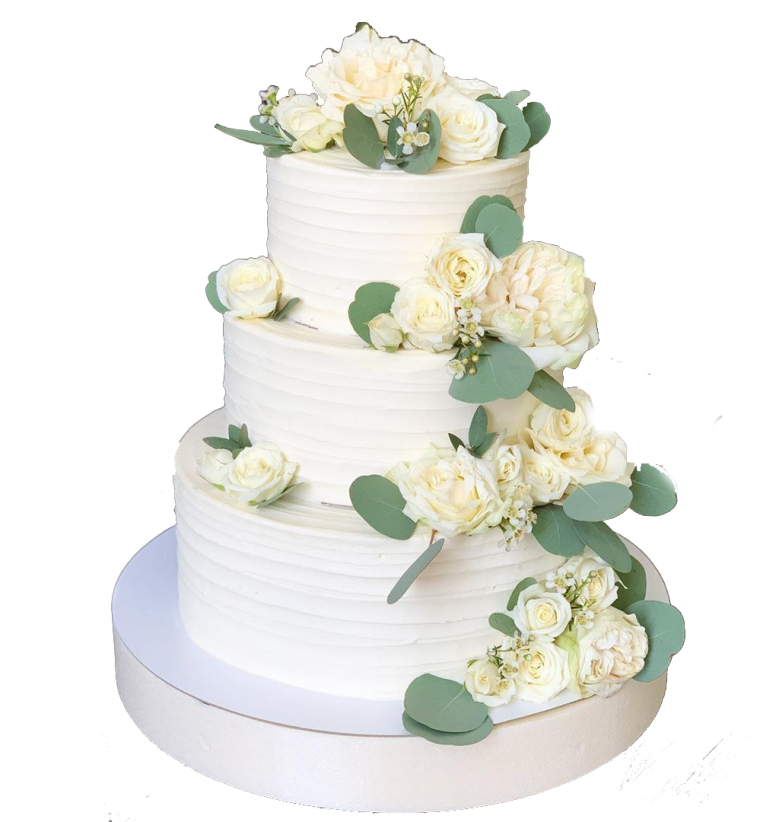Торт свадебный трехъярусный 7 кг