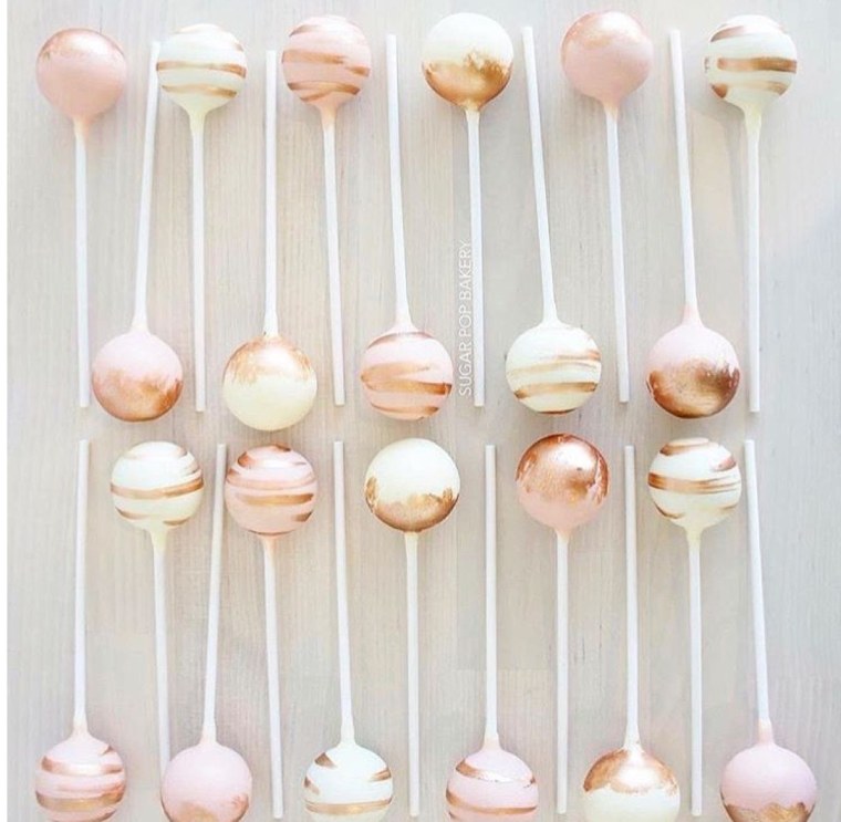 Кейк попсы в золоте