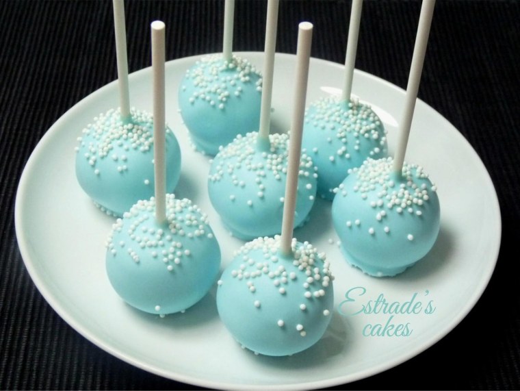 Кейк попсы зеленые