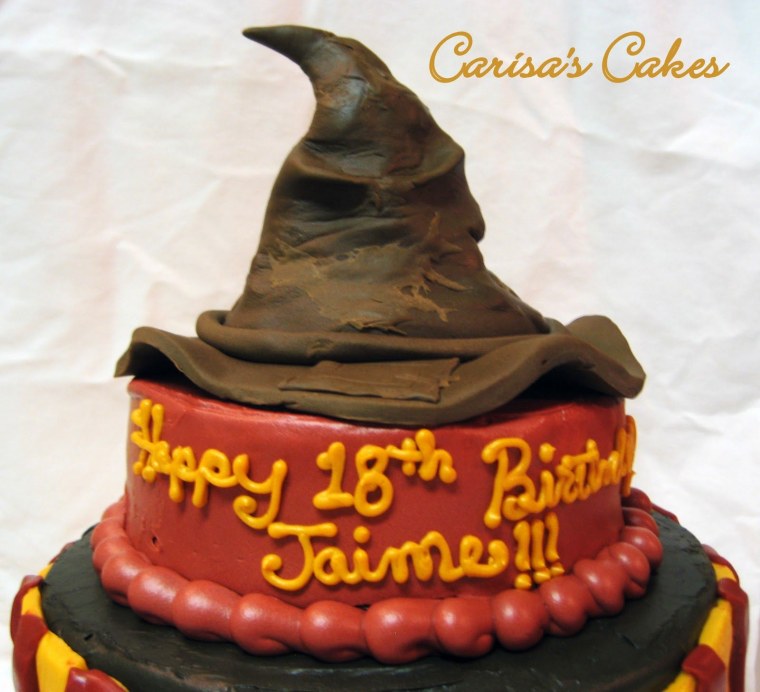 Торт Распределяющая шляпа из Гарри Поттера