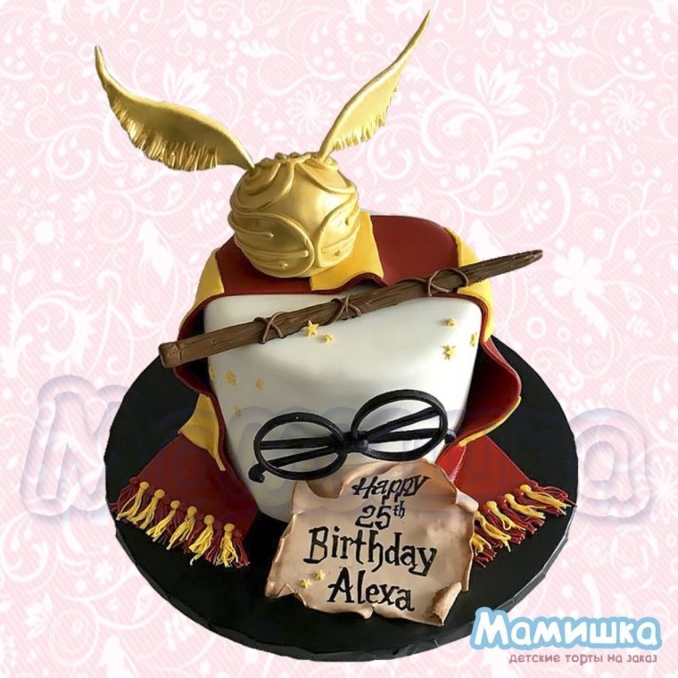 Торт Гарри Поттер снитч