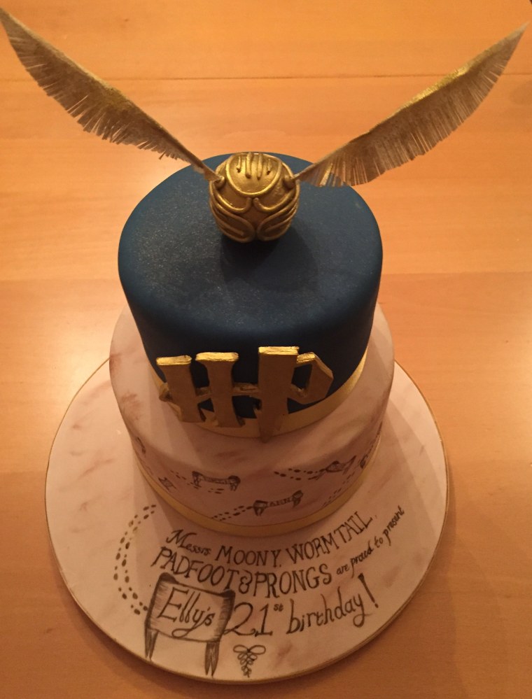 Торт со Снитчем из Гарри Поттера