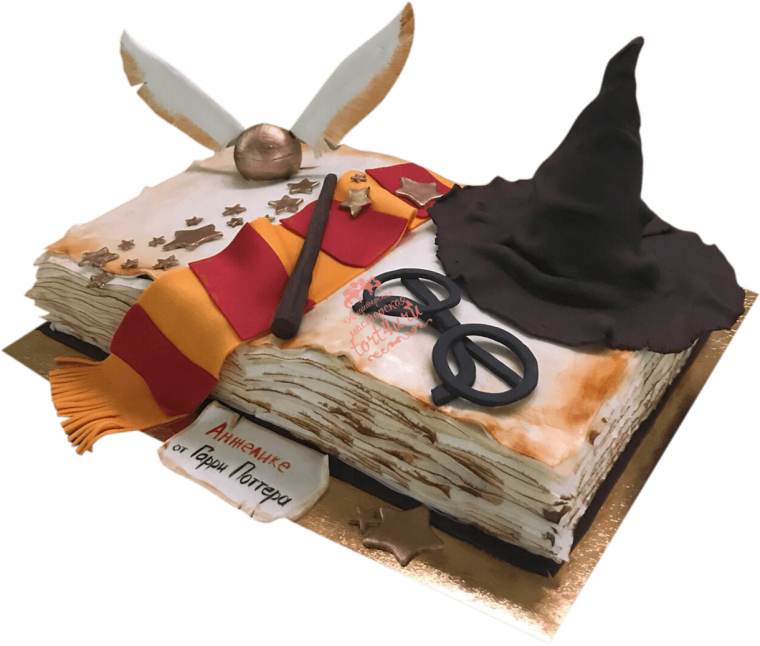 Торт Гарри Поттер Гримуар