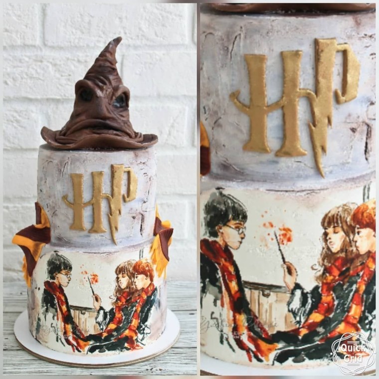 Торт Гарри Поттер с пряниками