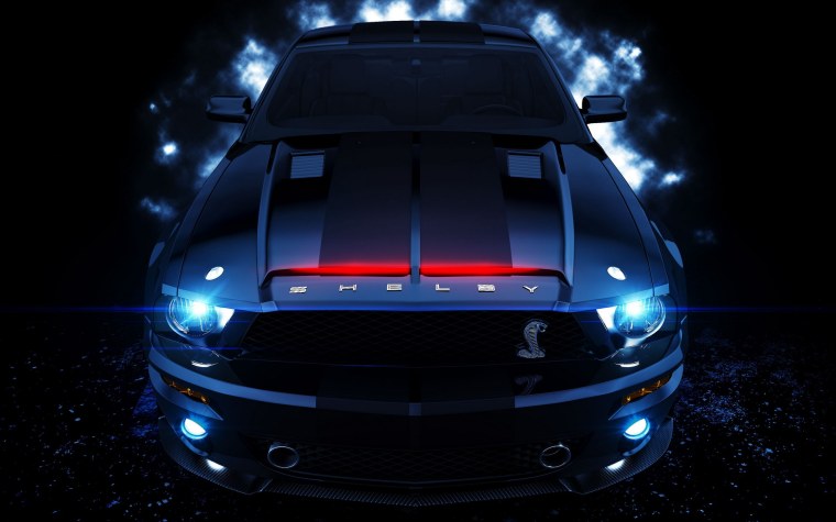 Ford Shelby gt500 ночь