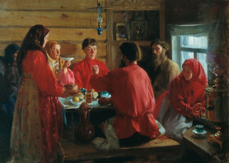 Ивана Куликова «в крестьянской избе».