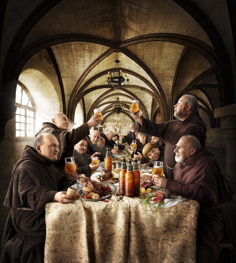 Застолье средневековье