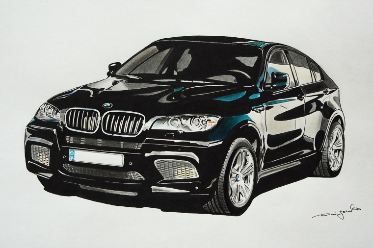 BMW x5m развертка