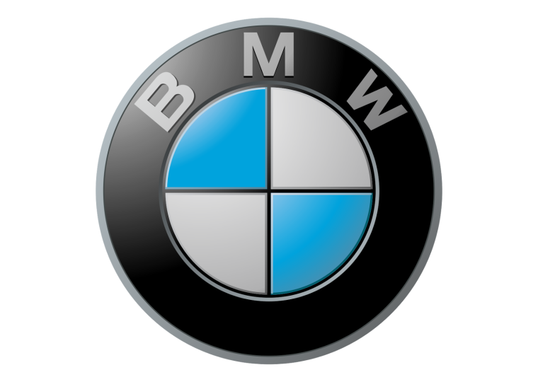 Деревянный логотип BMW