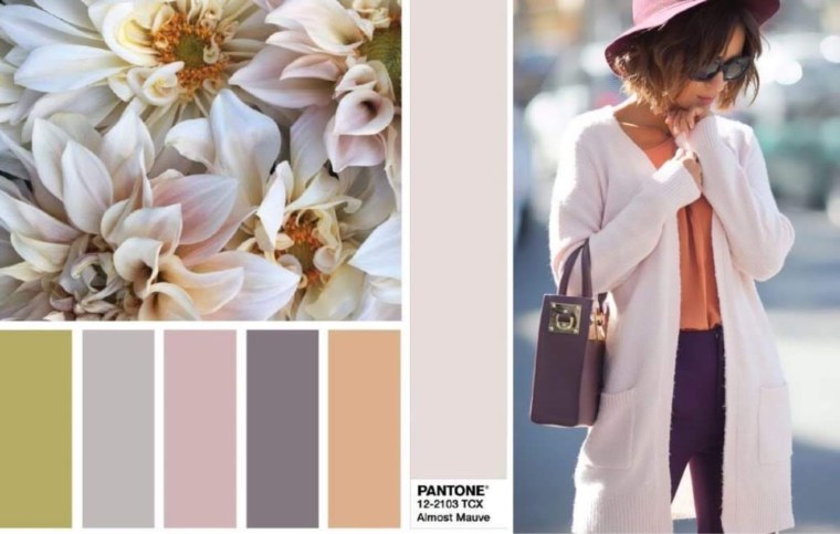 Сочетание цветов пудровый