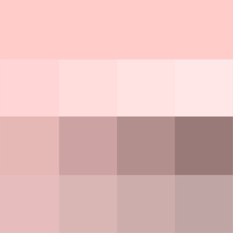 Пудровый розовый цвет