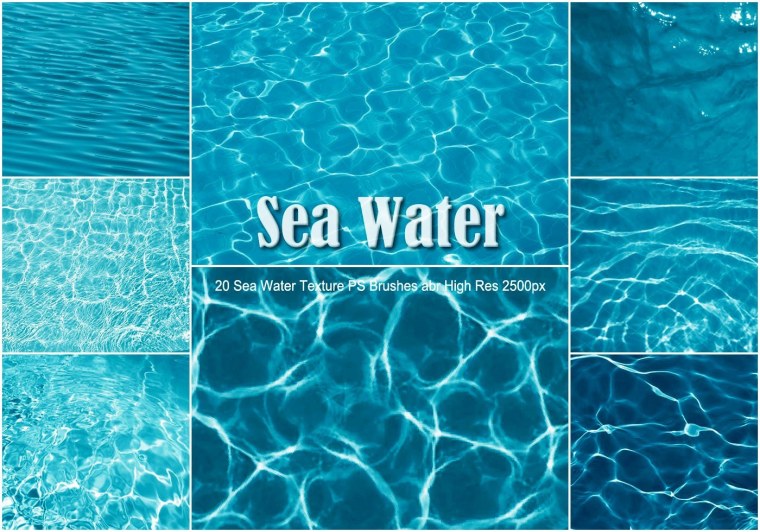 Кисти водные фотошоп