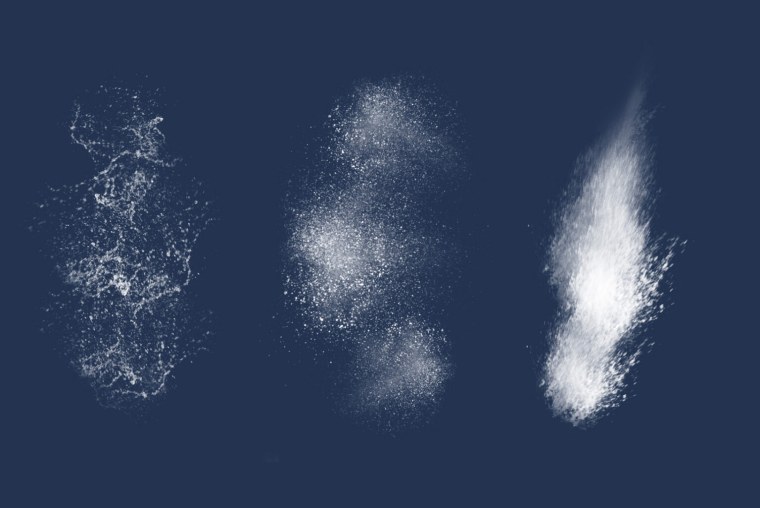 Текстурные кисти вода для фотошопа