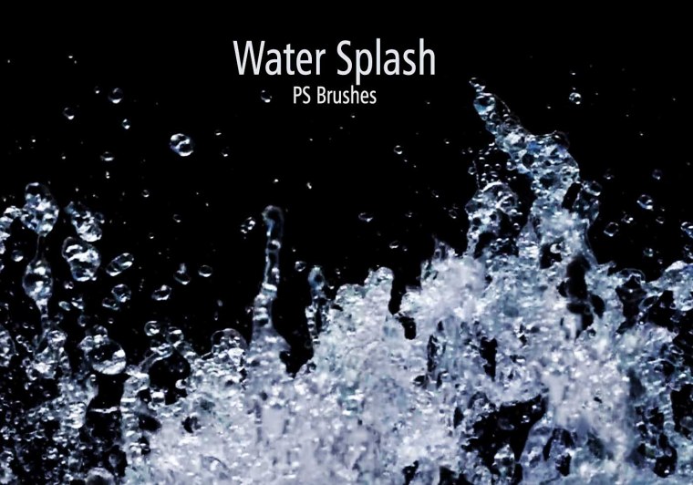 Кисти для фотошопа брызги воды