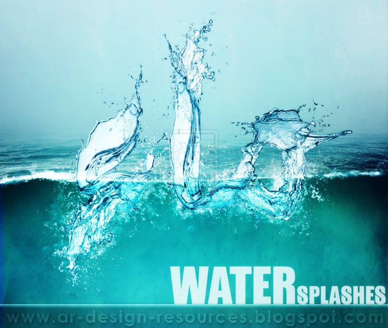 Кисти для фотошопа брызги воды