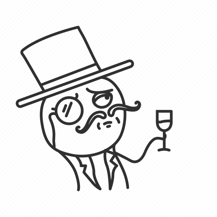 Интеллигент с моноклем