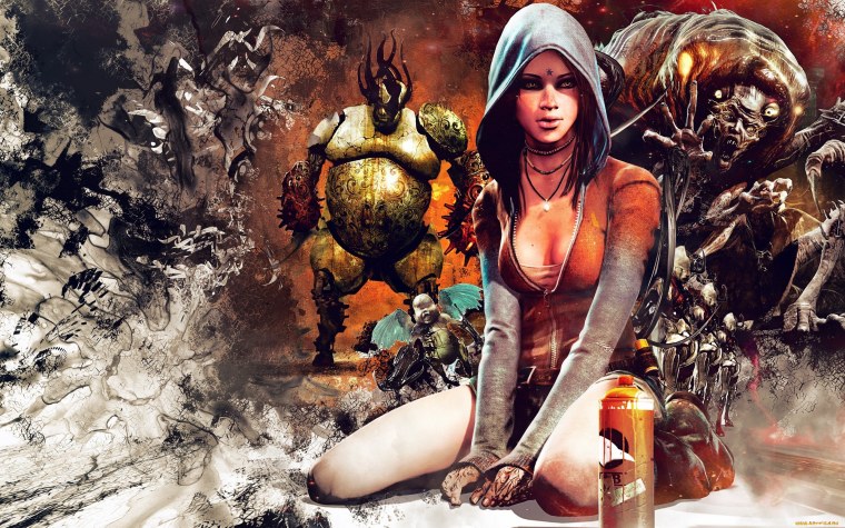 Девушка арт