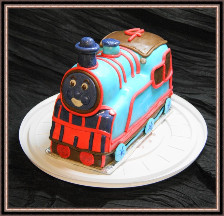 Торт поезд Томас