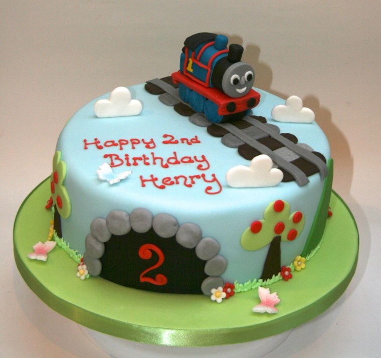 Торт паровозик Томас