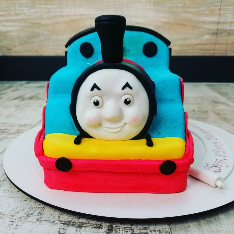 Торт паровозик Томас