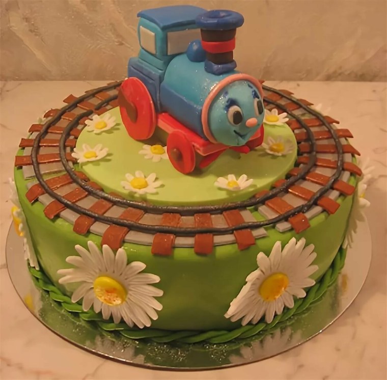 Торт паровозик из Ромашкова