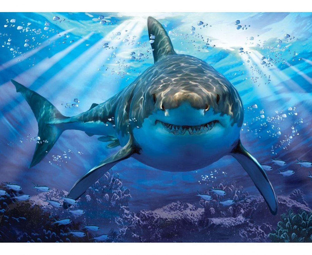 Стерео пазл Prime 3d 10048 большая белая акула
