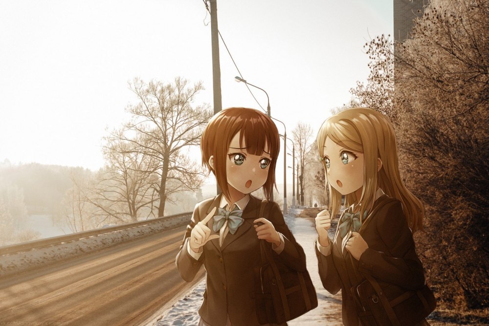 Эстетика аниме в реальной жизни