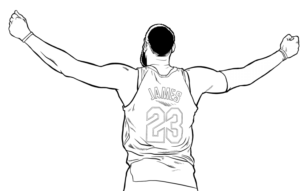 Алиброг Джеймс нарисовать