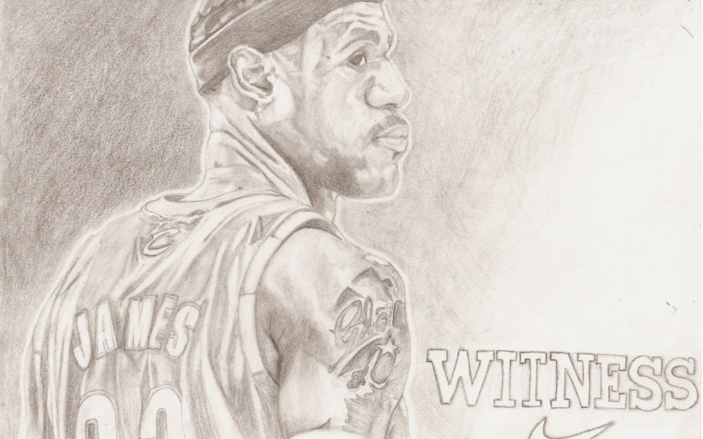 Леброн Джеймс силуэт