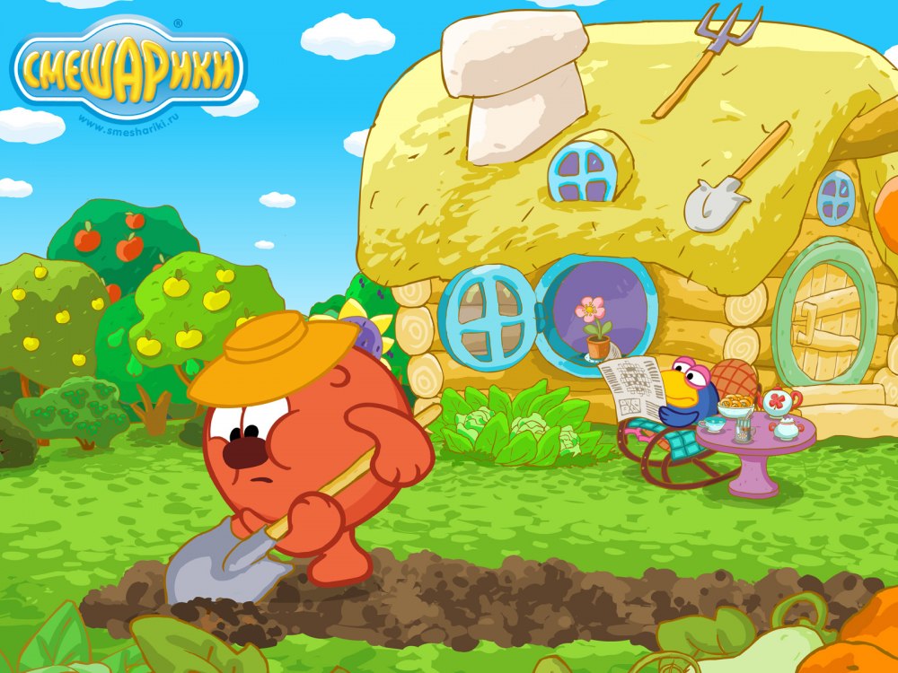Смешарики Лосяш и Копатыч