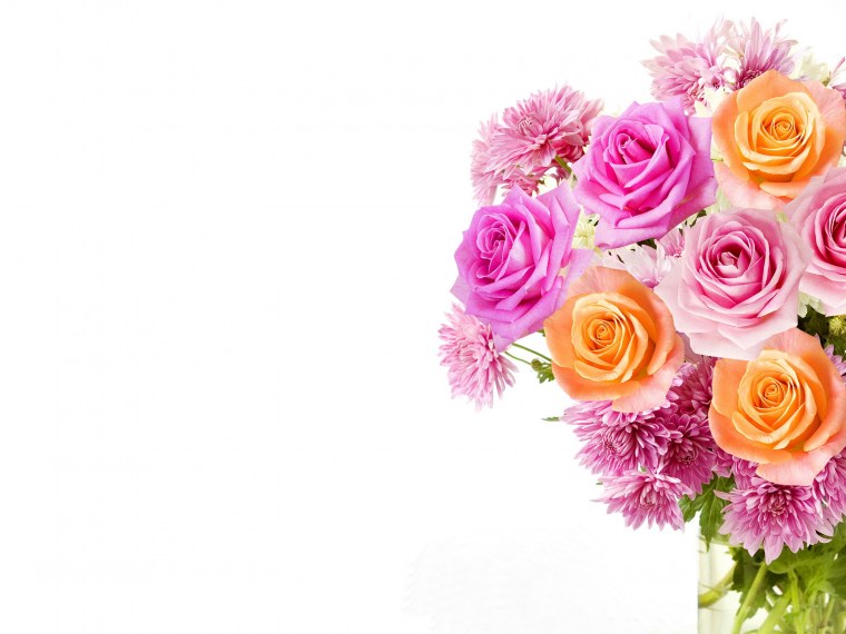 Цветы сбоку