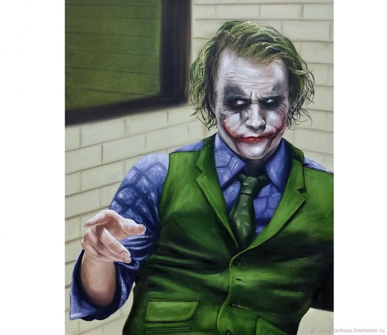 Джокер картина маслом