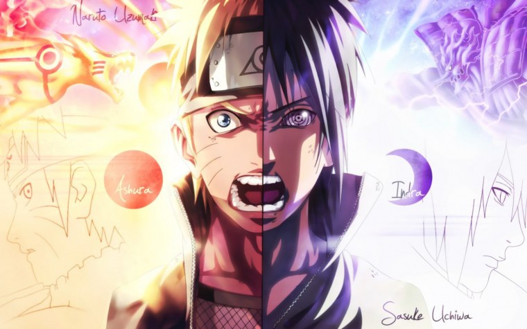 Наруто и Саске 1080