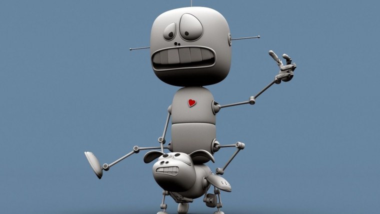 Прикольный робот