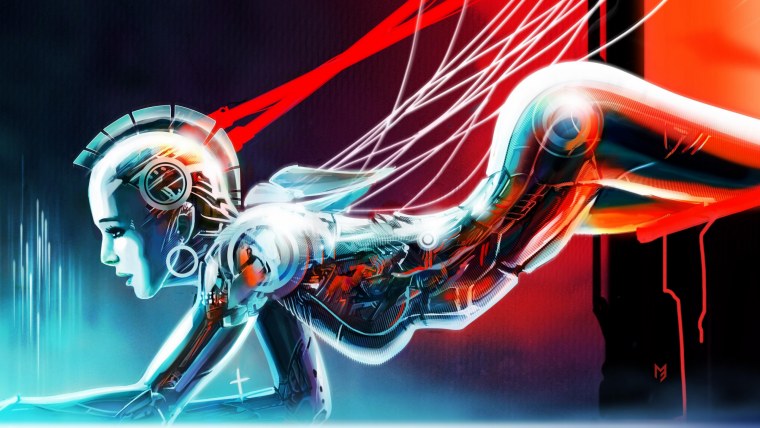 Девушка робот