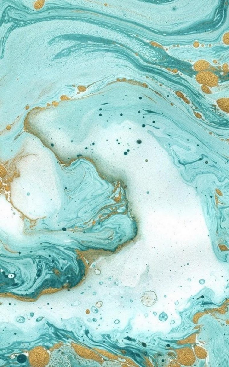 Бирюзовые разводы