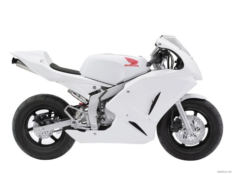 Мотоцикл Honda белый