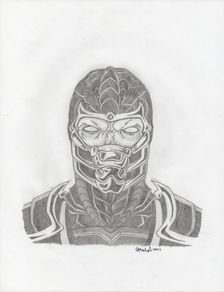 Scorpion Mortal Kombat Sketch