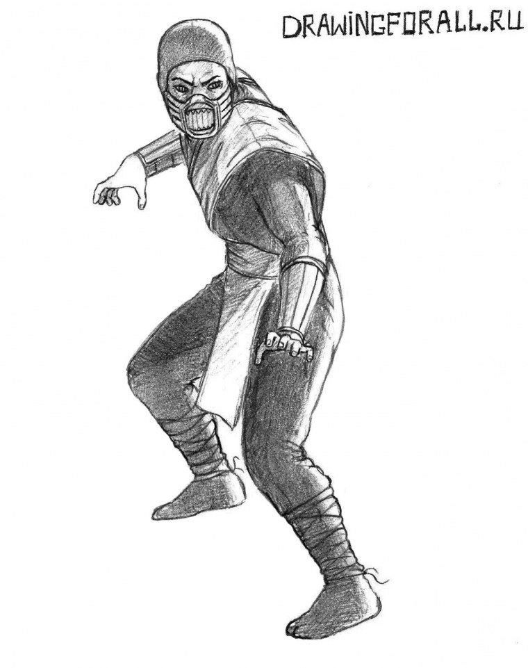 Скорпион мортал комбат концепт