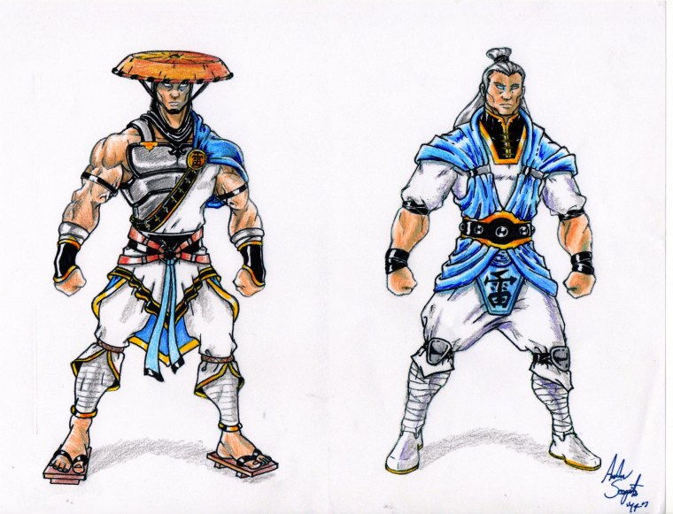 Раскраски мортал комбат Райден