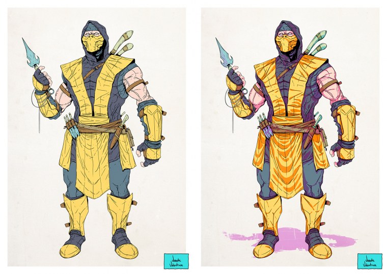 Раскраски мортал комбат 11